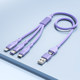 Yixingxing power bank three-in-one short data cable fast charging