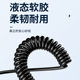 5A super fast charging TypeC car motorcycle spring cable