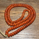 Antique collection jade ox blood red old type abacus bead south red abacus necklace persimmon red beads accessories