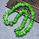 Antique jade Bashan jade green jade thin abacus beads safety buckle large hole earrings spacer bracelet accessories collection