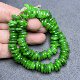 Antique jade Bashan jade green jade thin abacus beads safety buckle large hole earrings spacer bracelet accessories collection