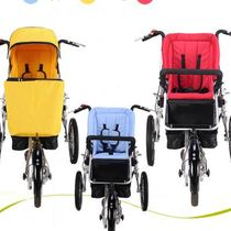 Mother-to-child car-child bike can ride with exchangeable cart three-wheeled bike (see details before shooting)