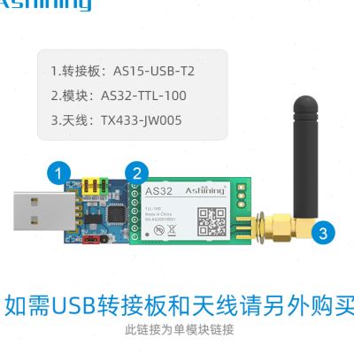 泽耀|433无线模块LORA扩频无线串口收发通讯模块SX1278|3000米-图0