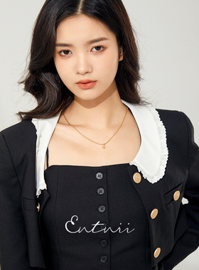 温柔国风小绿石项链锁骨链