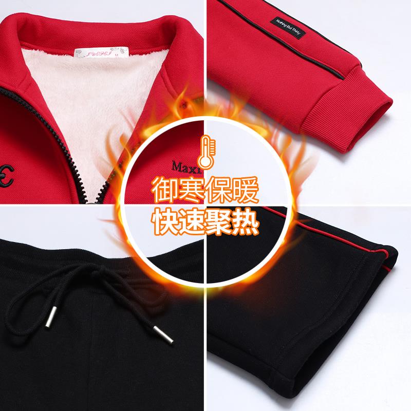 【专柜正品】妈妈运动服套装秋冬装新款中年女装时尚外套新款上新