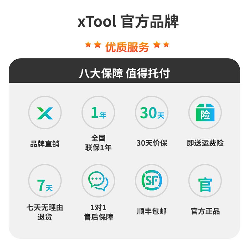 xTool D1 Pro5w激光雕刻机全自动小型切割木工刻字镭射打标叶雕机-图0