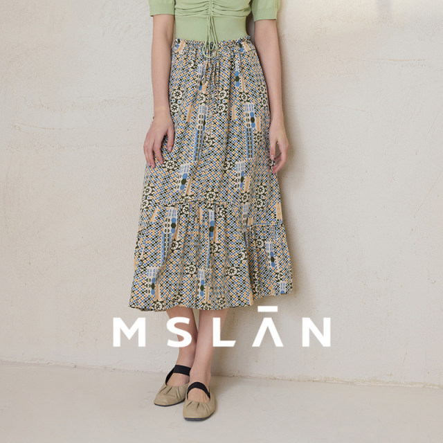 Bohemian Rhapsody Romantic Mid-length Dress MSLAN