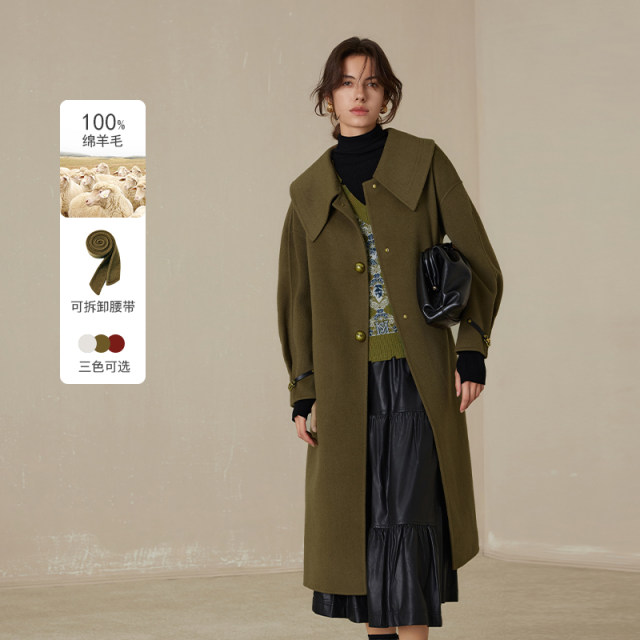 MSLAN 100% Woolen Woolen Jacket