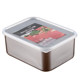 304 Japanese special box refrigerator for fresh fruit and meat stainless steel refrigerated box with lid Japanese restaurant eel box