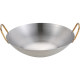 Stainless steel basin round bottom potless coating thickened tripod special dry pot incense pot gas stove pot bar cassette stove commercial