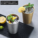 Metal cup mouthwash-proof juice cup stainless steel cold drink cup milk single-layer Korean beer creative water cup 304