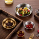 Mustard small dipping sauce small 304 stainless steel salad dressing saucer condiment bowl black pepper saucer juice cup ketchup pepper