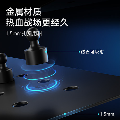 松能X桌面洞洞板置物架夹式立式电竞配件免打孔夹桌宿舍桌上桌搭 - 图2