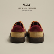 (MZY wooden boat sheep) Retro collage Detraining shoes ~ Giant 100 hitch classic rant to take twenty thousand steps without tiring