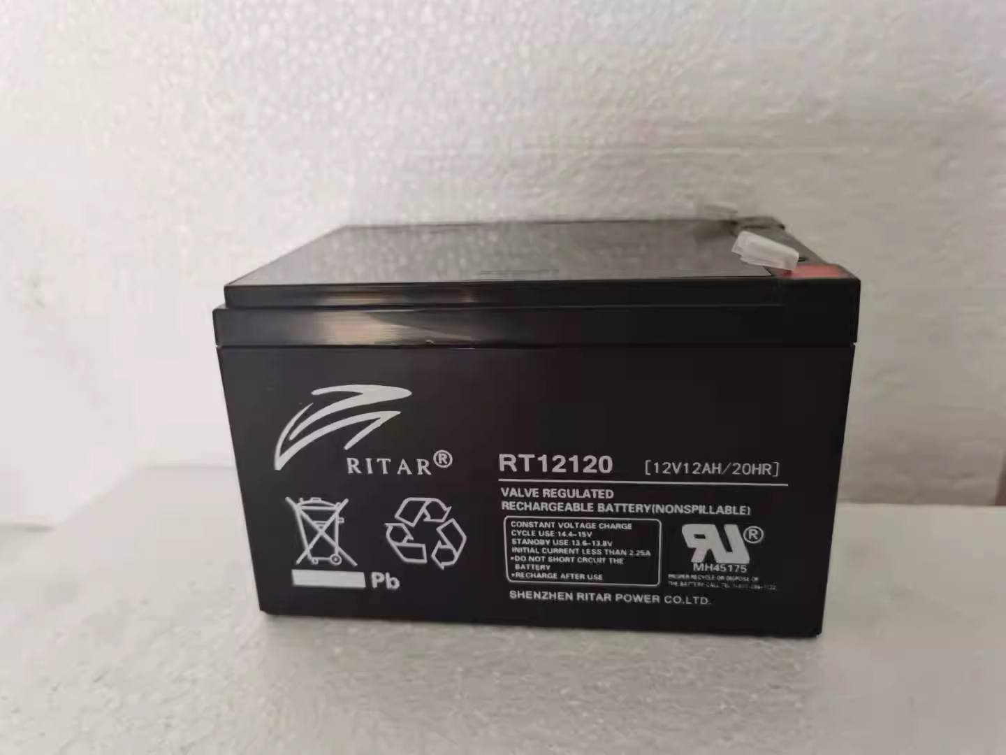 RITA瑞R达 RT12120H迅达5500 3300电梯平层应急12V12AH备用蓄电池-图2