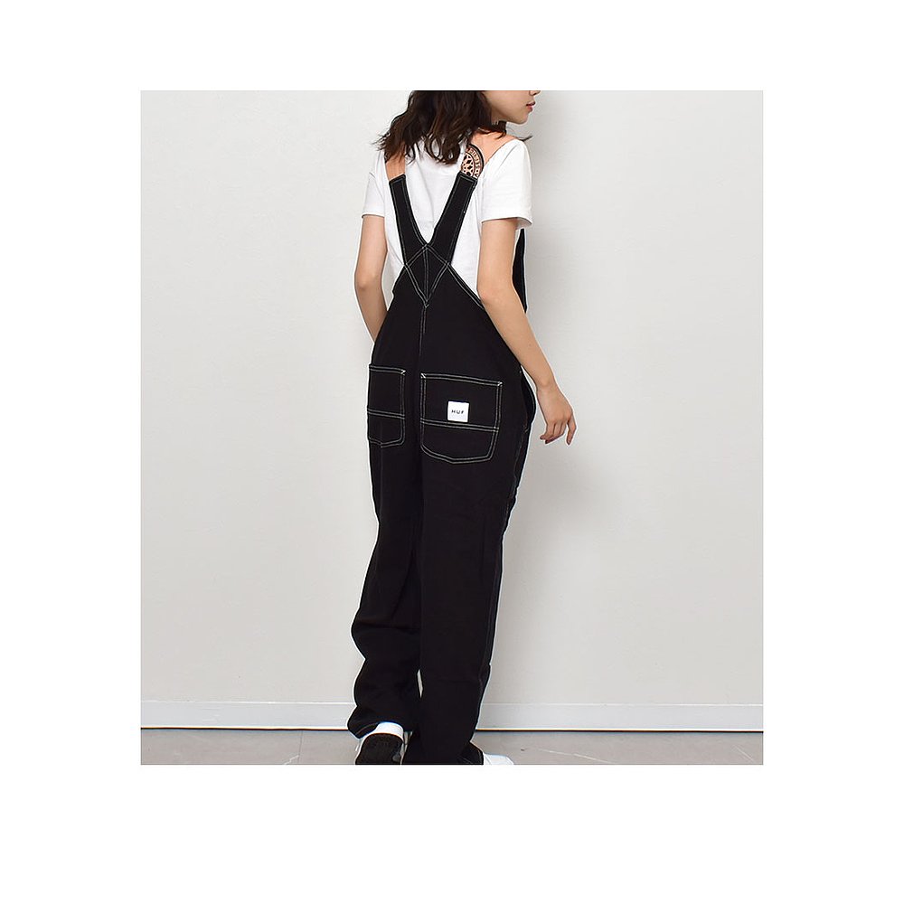 日本直邮HUF 工装裤 HUF LTWEIGHT HANDKERCHIEF OVERALL 女式WBT - 图1