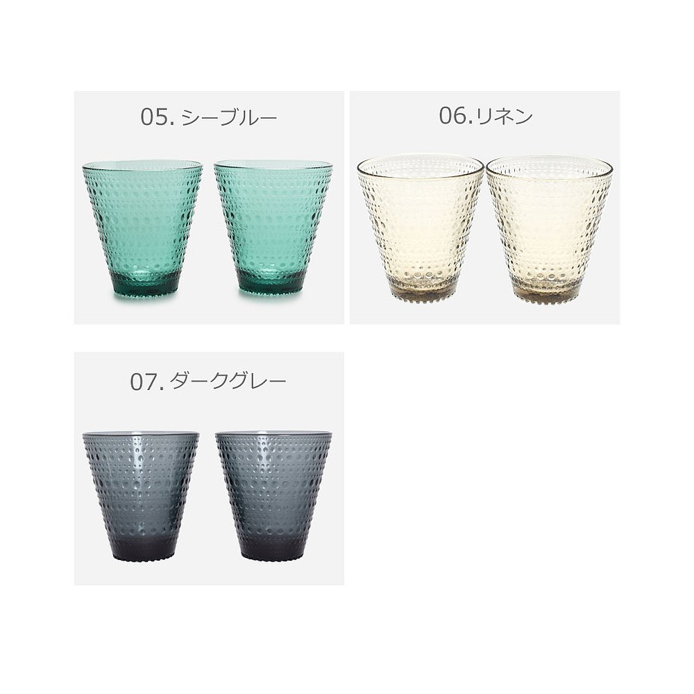 日本直邮IITTALA KASTEHELMI TUMBLER 300ml蓝灰绿 KASTEHELMI T-图1