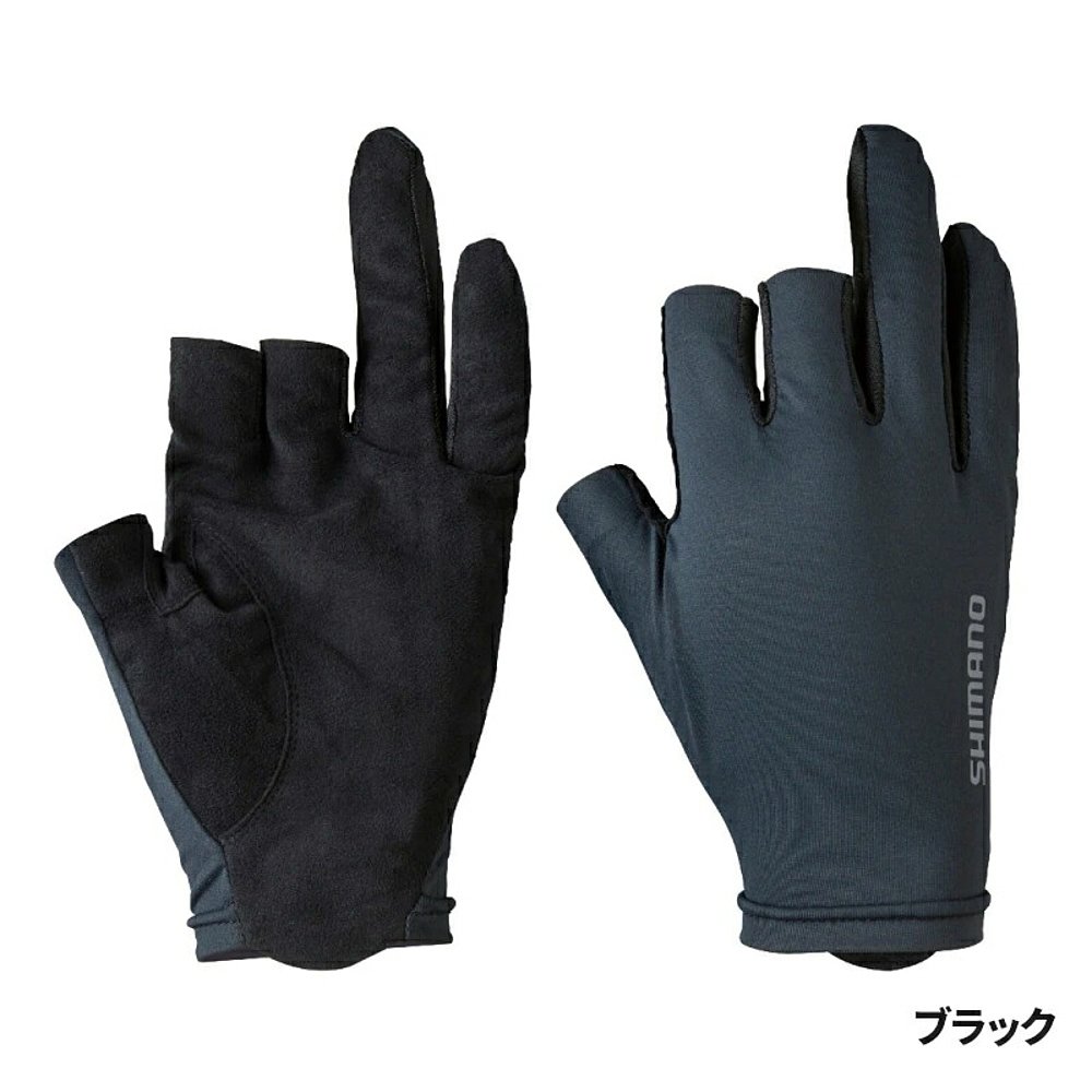 【级促销期间所有商品10倍！ ] Shimano Glove 敏感手套 3 XL 黑 - 图2