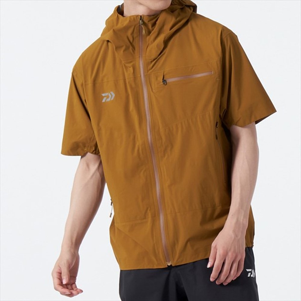 日本直邮Daiwa Rainwear DR-2322J Rain Max 半袖防雨夹克棕色 WL - 图2