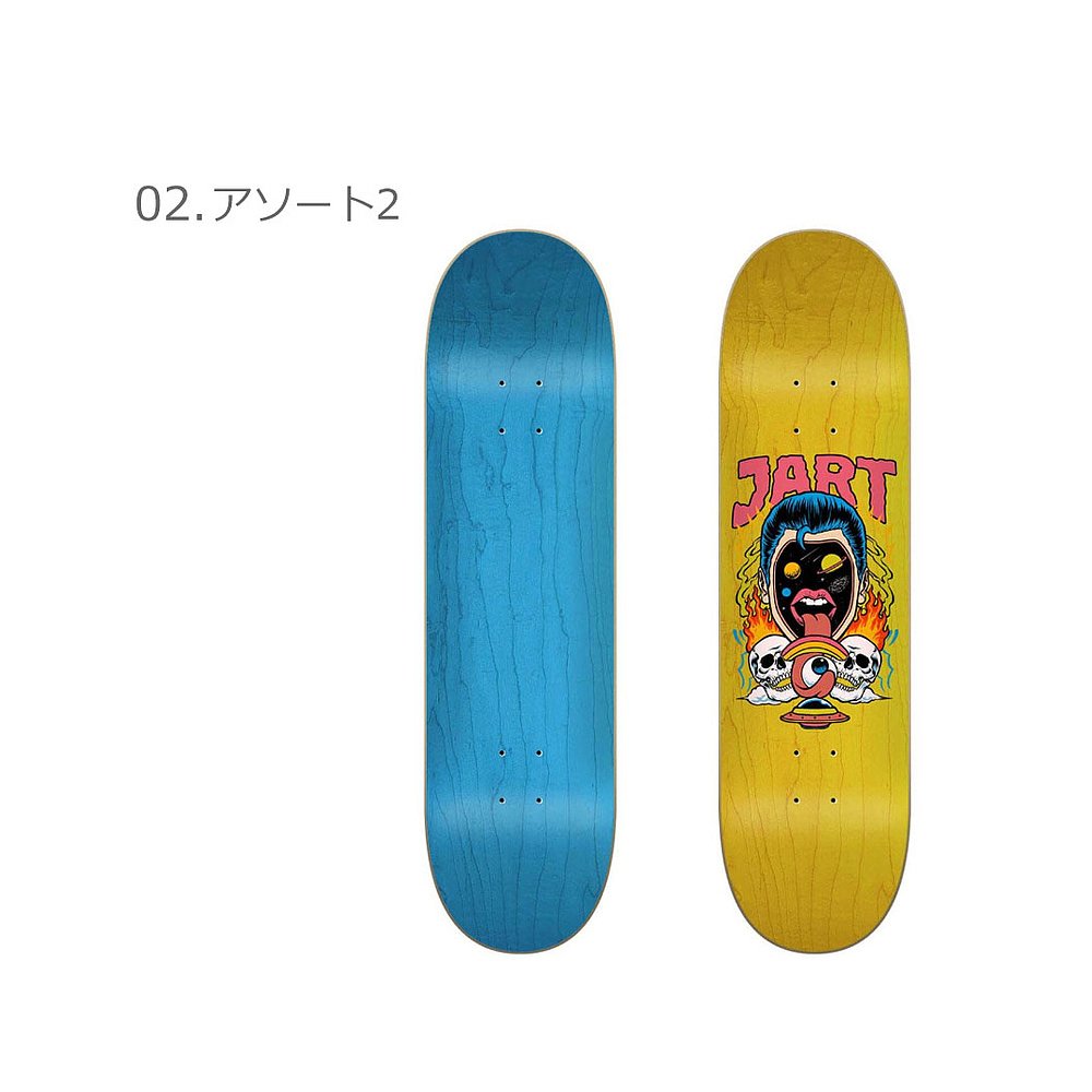 日本直邮JART 滑板甲板 JART SKATEBOARDS AKBAR×JART DECK 男士 - 图1