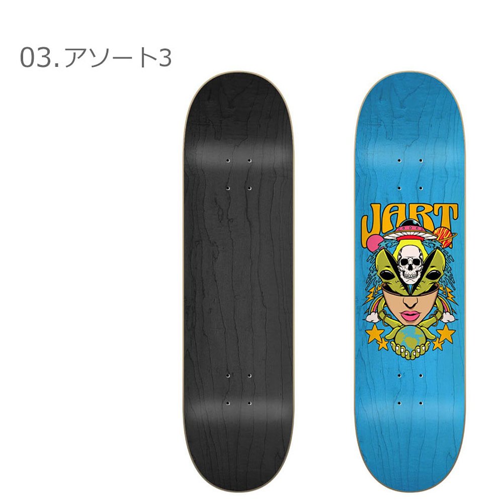 日本直邮JART 滑板甲板 JART SKATEBOARDS AKBAR×JART DECK 男士 - 图2