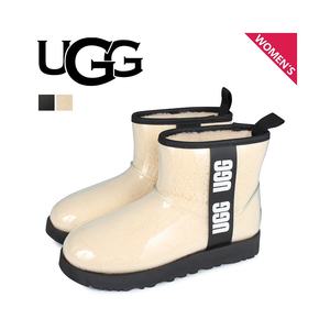 日本直邮UGG 光面女士雨靴加绒防滑CLASSIC CLEAR MINI1113190