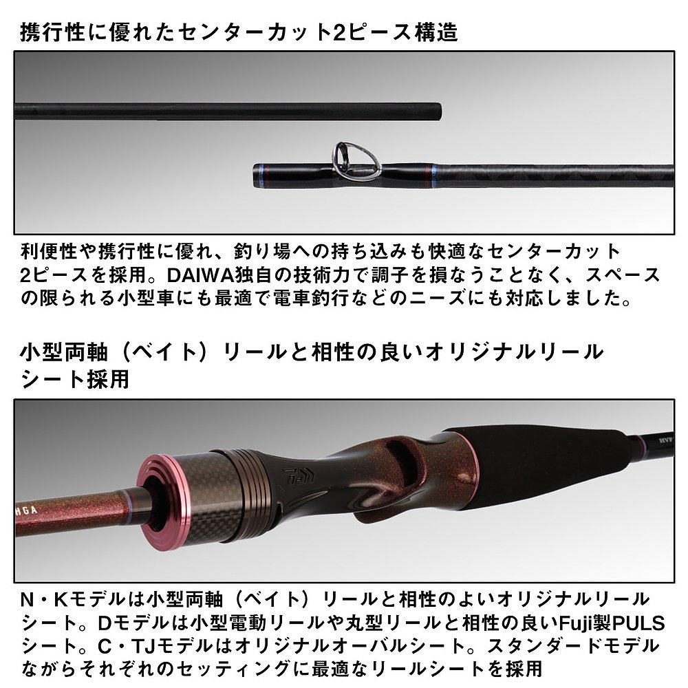 Daiwa Tyraba Rod 24 Beniga C65MHS-S･K[2024年新产品][5]-图2