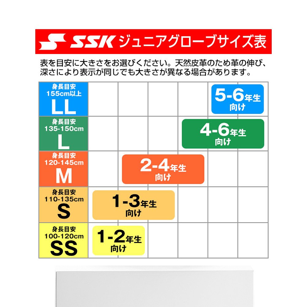 日本直邮SSK 软一垒手 SJF130 儿童青少年模型 G 12 接球 - 图3