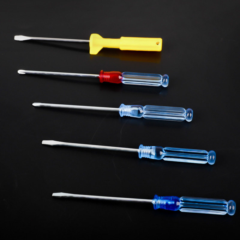 厂家直供透明柄螺丝刀小型水晶迷你螺丝起子透明头一字十字改锥,淘宝优惠券,粉丝福利购,淘宝优惠卷