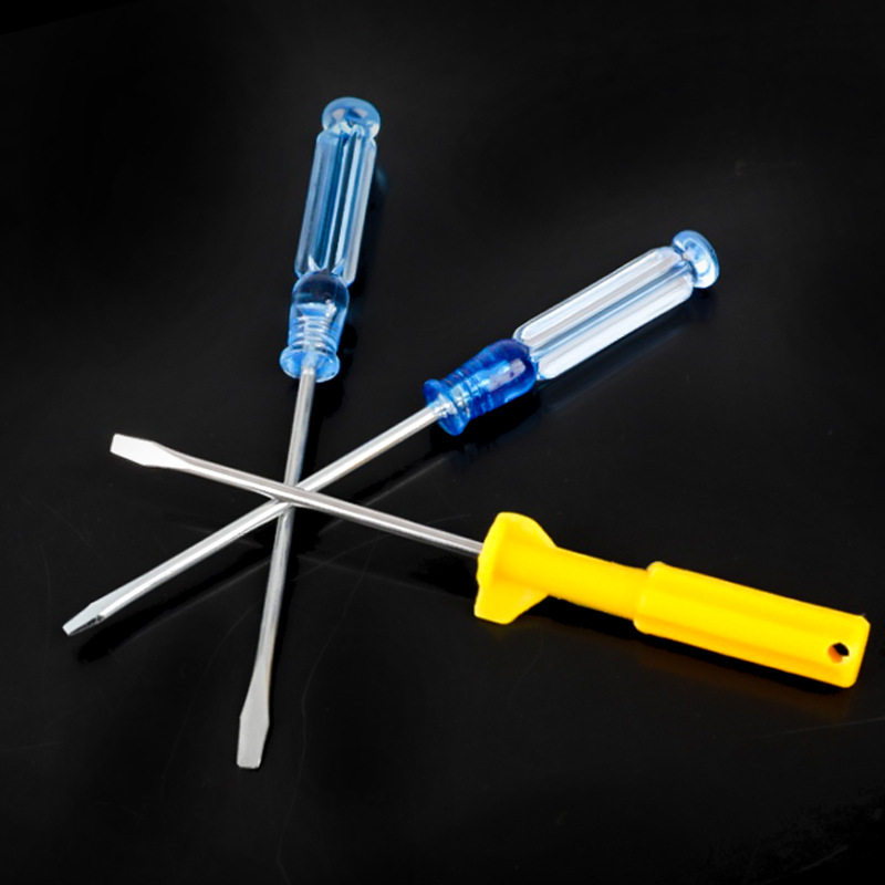 厂家直供透明柄螺丝刀小型水晶迷你螺丝起子透明头一字十字改锥,淘宝优惠券,粉丝福利购,淘宝优惠卷