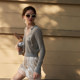 PJMINMARCH ຜ້າຂົນຫນູ loungewear ຕິດກັບຜິວຫນັງ
