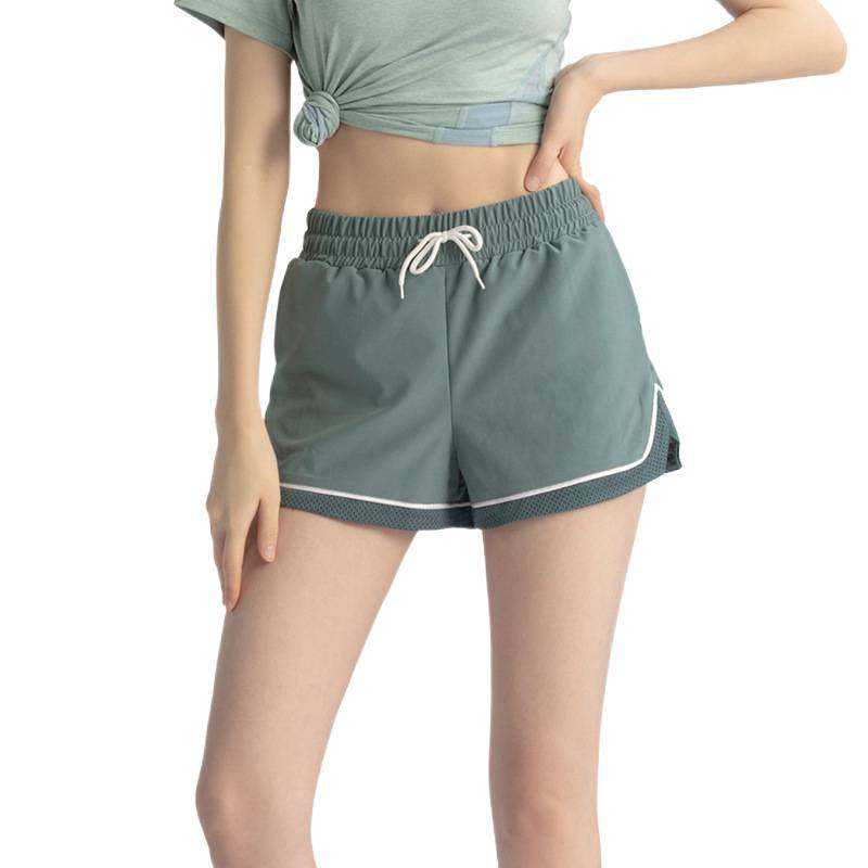 聚衣堂健身跑步短裤女夏假两件防走光宽松裸感运动服休闲裤短袖,淘宝优惠券,粉丝福利购,淘宝优惠卷