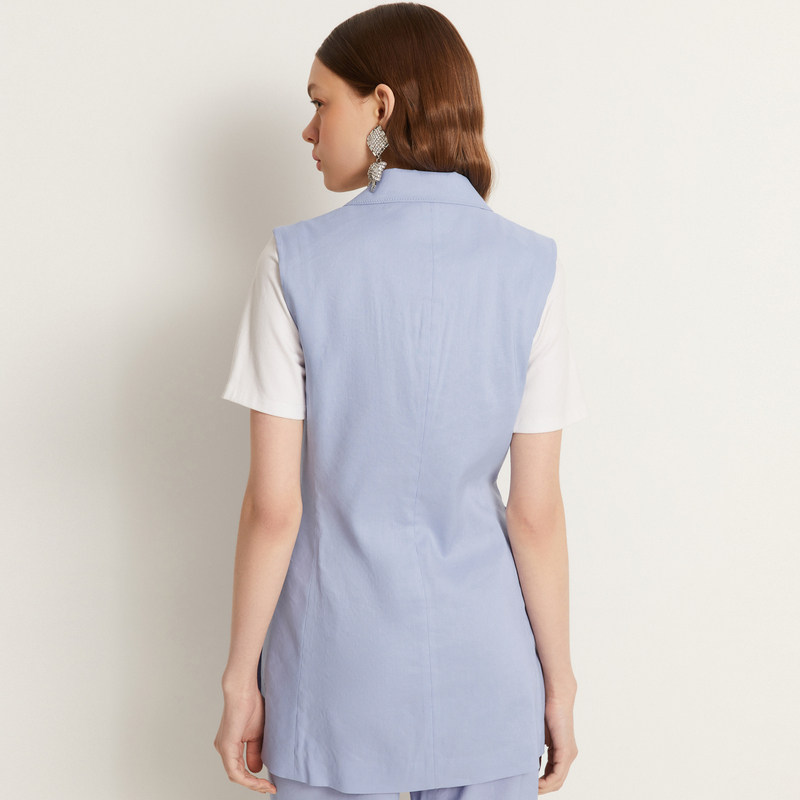 莱茵清新修身西装马甲