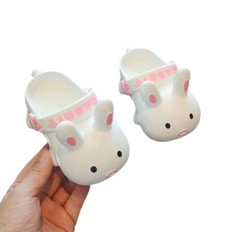 亲子洞洞鞋女童夏季新款可爱卡通防滑兔子包头外穿拖鞋,淘宝优惠券,粉丝福利购,淘宝优惠卷