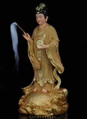 地母娘娘神像地母元君后土娘娘地母元君站像家用佛堂供奉树脂摆件