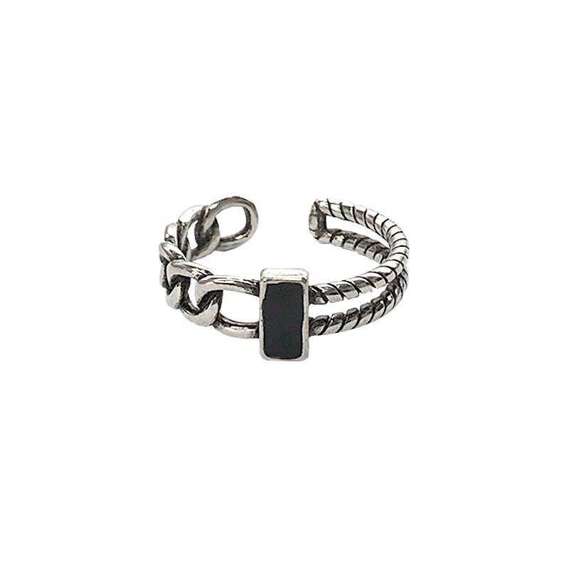 Lan Zhi Xiaohongshu’s popular Thai silver ring for niche women