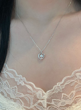 跳动海豚之星项链送女友礼物