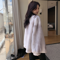Fur jacket woman 2023 Winter new imported Buffy mink young temperament Haining mink fur coat womens fashion