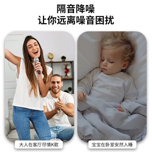 高密度环保阻尼隔音毡家用吊顶墙体地面隔音毯非自粘隔音棉隔音板 - 图1