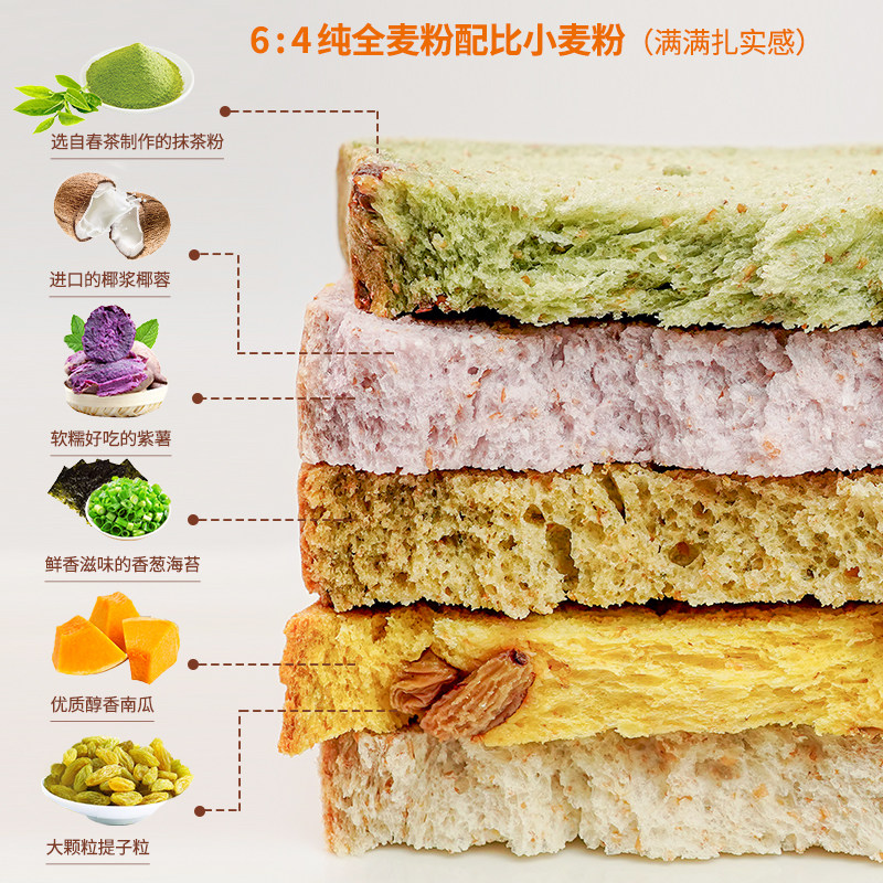 hiitsup【春日限定】日加能全麦面包 日加能吐司面包