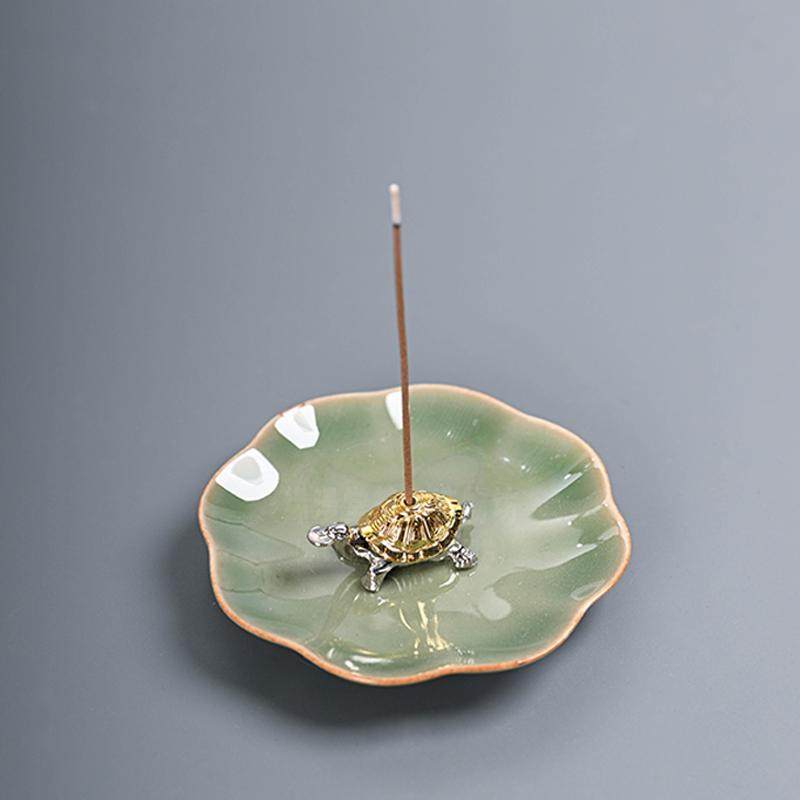 缘漫堂玄武乌龟单线香插合金迷你小号香道用品用具创意摆件小香插,淘宝优惠券,粉丝福利购,淘宝优惠卷
