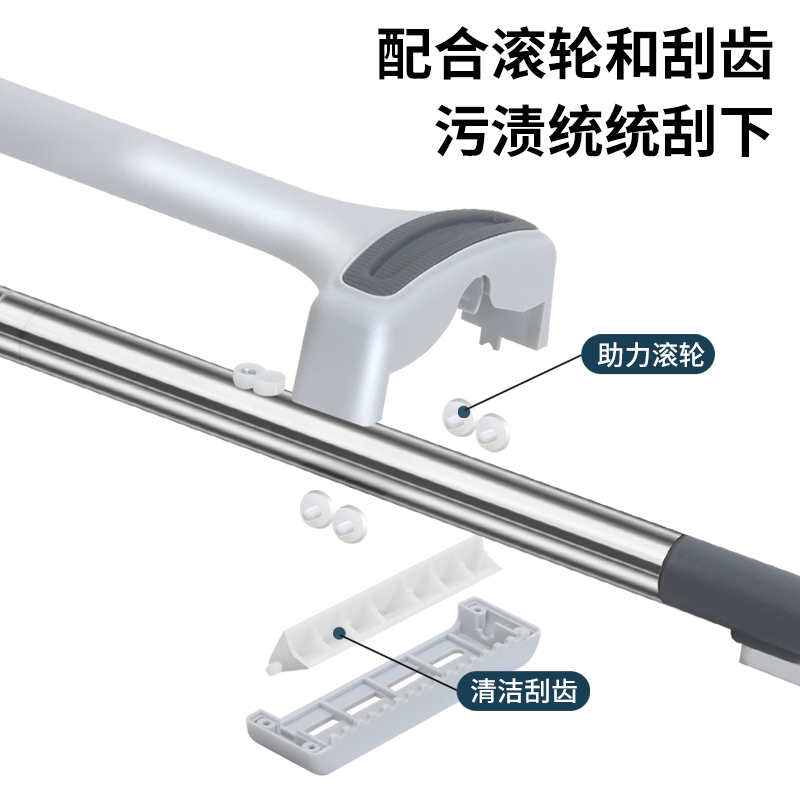 怡奥免手洗平板拖把家用一拖净拖地神器网红懒人拖把干湿两用新款-图1