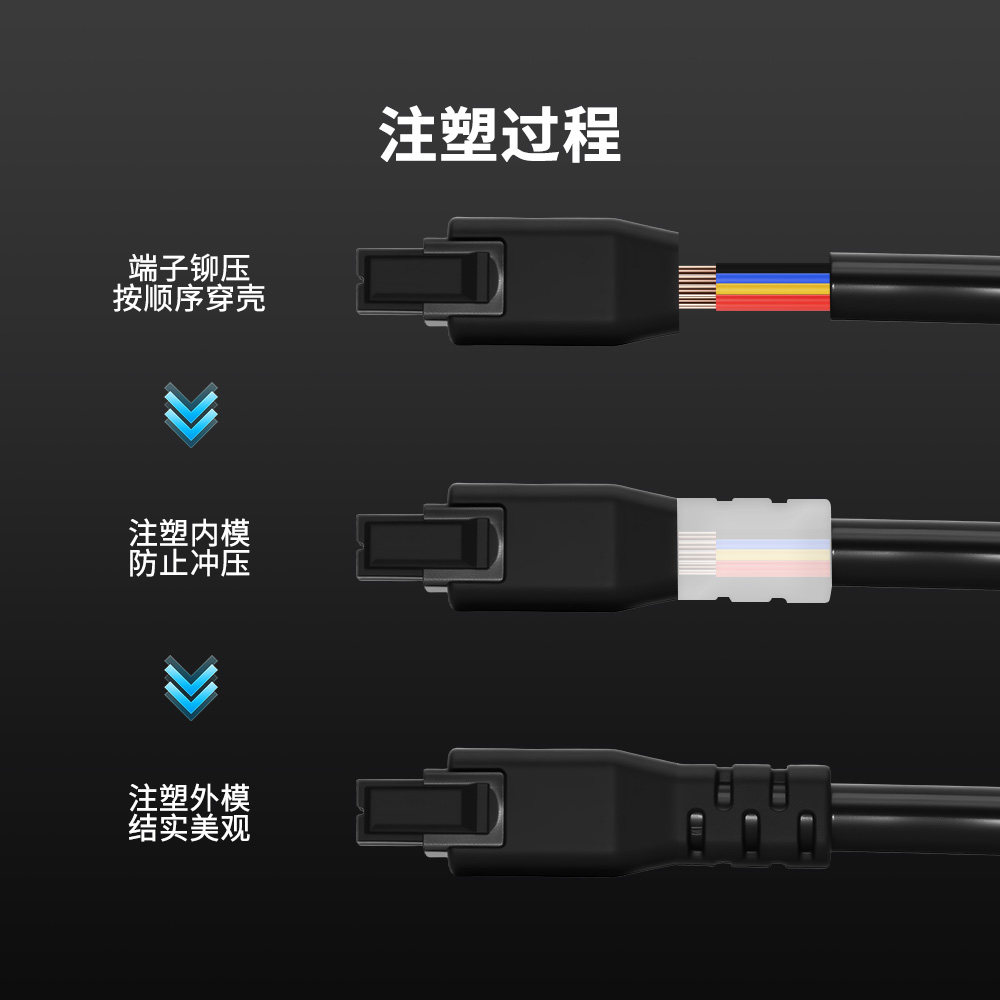 拓竹BMCU3D打印机4P公头自动供料接AP printer多色模块bmcu连接线,淘宝优惠券,粉丝福利购,淘宝优惠卷