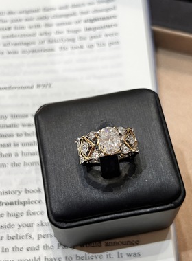 S925纯银莫桑钻椭圆2克拉7*9欧美意大利工艺宫廷名媛指环外贸批发