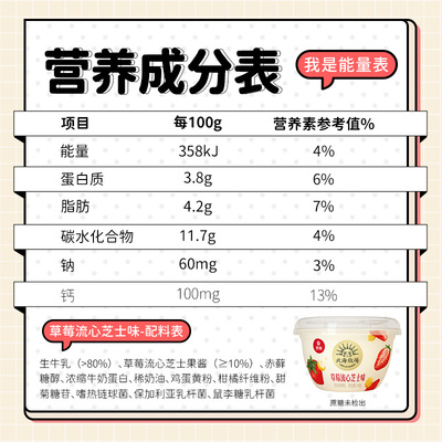 北海牧场宝石碗低温酸奶0蔗糖咖啡杨枝甘露草莓流心风味发酵乳-图2