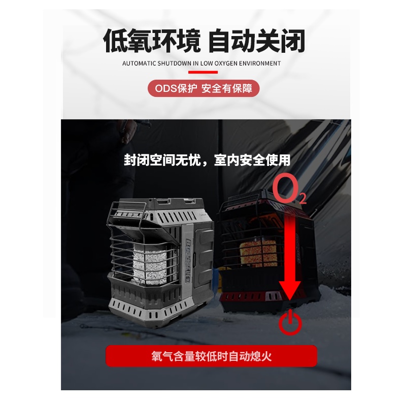 MRHEATER热先生MH11B丙烷加热器户外便携冰钓露营帐篷取暖炉 - 图0