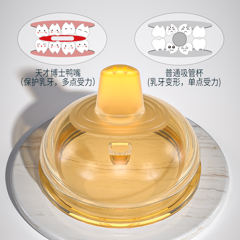 太空侠广口奶瓶一瓶三用婴儿宝宝吸管奶瓶6个月一岁2岁以上防胀气