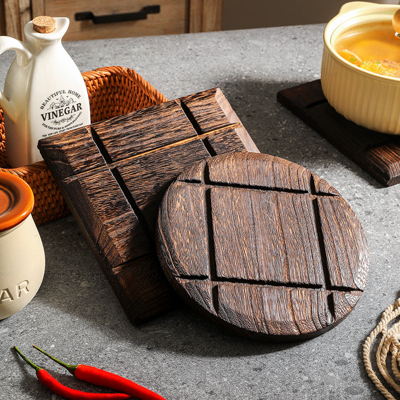实木锅垫隔热垫大号耐高温餐桌保护垫子家用盘碗杯木质防烫砂锅垫,淘宝优惠券,粉丝福利购,淘宝优惠卷