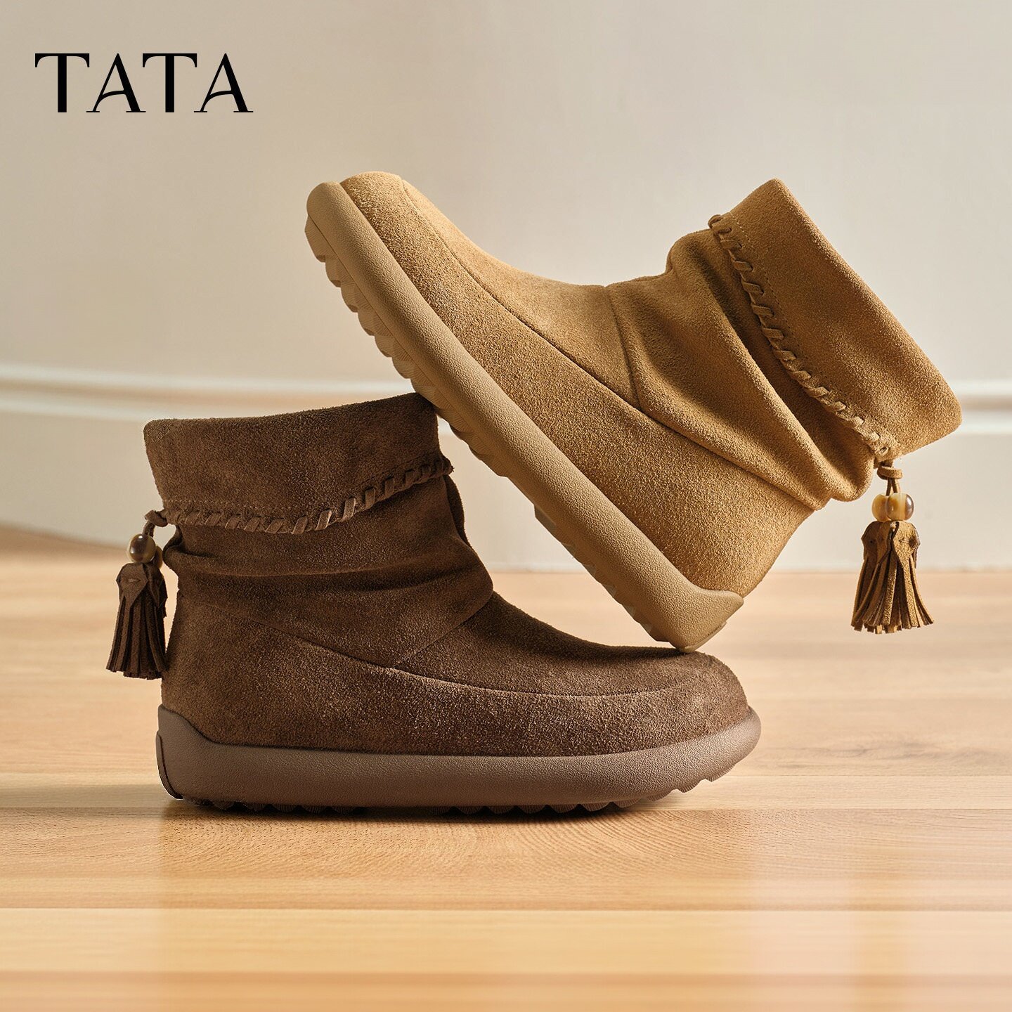 His new winter fashion versatile women's casual boots