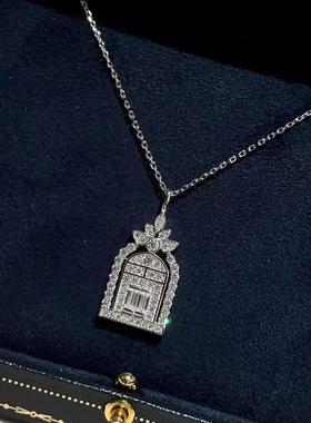 幸福之门项链S925纯银轻奢甜美